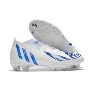 Skor adidas Predator Edge.1 FG Diamond Edge – Vit Blå för Herr Billiga Fotbollsskor Skor adidas Predator Edge.1 FG Diamond Edge – Vit Blå