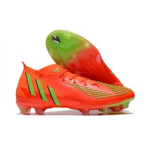 Skor adidas Predator Edge.1 FG Game Data – Röd Grön Svart för Herr Billiga Fotbollsskor Skor adidas Predator Edge.1 FG Game Data – Röd Grön Svart
