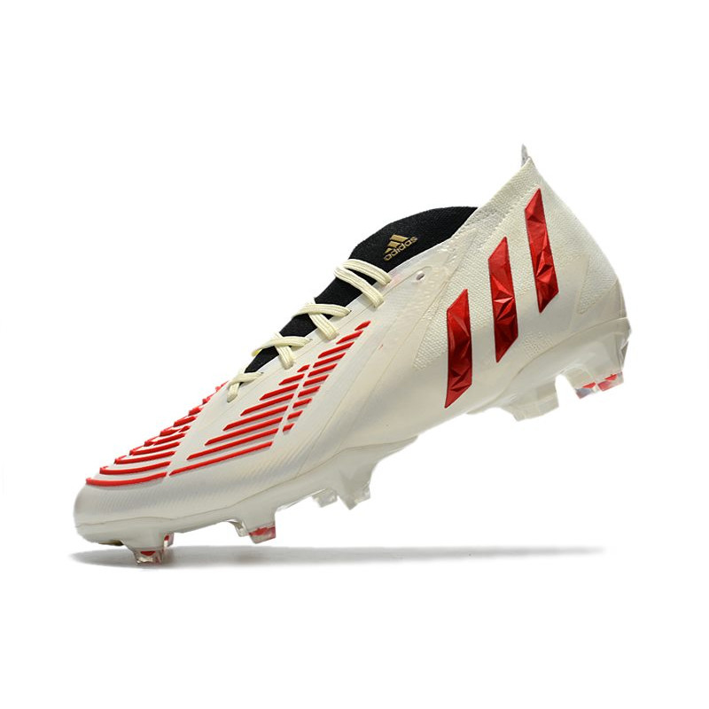 Skor adidas Predator Edge.1 FG Vit Röd för Herr 8 Billiga Fotbollsskor Skor adidas Predator Edge.1 FG Vit Röd 8
