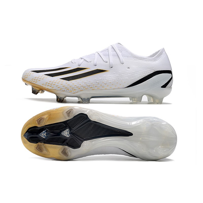 adidas Fotbollsskor X Speedportal.1 FG Vit Svart Guld för Herr 5 Billiga Fotbollsskor adidas Fotbollsskor X Speedportal.1 FG Vit Svart Guld 5