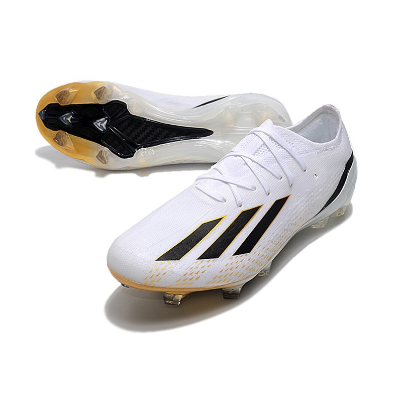 adidas Fotbollsskor X Speedportal.1 FG Vit Svart Guld för Herr 7 Billiga Fotbollsskor adidas Fotbollsskor X Speedportal.1 FG Vit Svart Guld 7