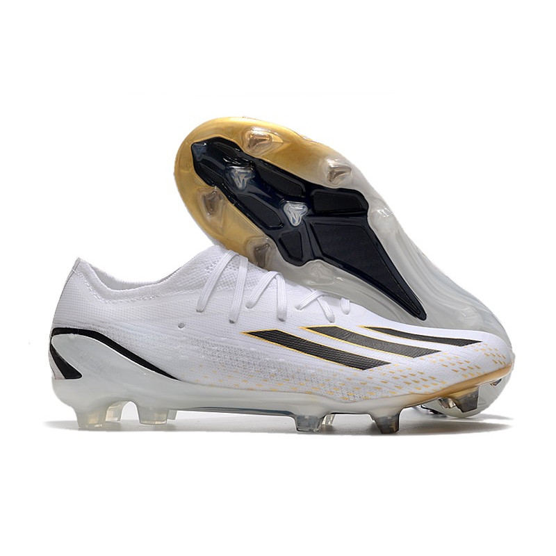 adidas Fotbollsskor X Speedportal.1 FG Vit Svart Guld för Herr 3 Billiga Fotbollsskor adidas Fotbollsskor X Speedportal.1 FG Vit Svart Guld 3