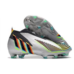 adidas Predator Edge+ Fg Herrar Beyond Fast – Silver Svart Grön för Herr Billiga Fotbollsskor adidas Predator Edge+ Fg Herrar Beyond Fast – Silver Svart Grön