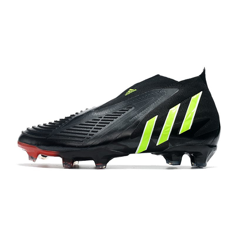 adidas Predator Edge+ Fg Herrar Svart Grön för Herr 4 Billiga Fotbollsskor adidas Predator Edge+ Fg Herrar Svart Grön 4