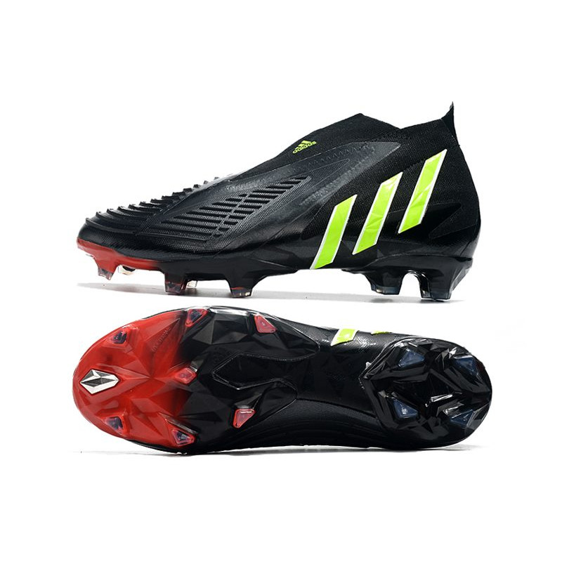adidas Predator Edge+ Fg Herrar Svart Grön för Herr 5 Billiga Fotbollsskor adidas Predator Edge+ Fg Herrar Svart Grön 5