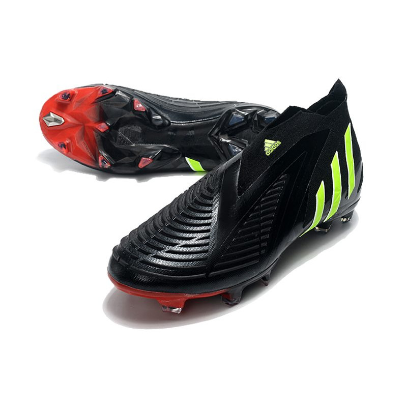 adidas Predator Edge+ Fg Herrar Svart Grön för Herr 7 Billiga Fotbollsskor adidas Predator Edge+ Fg Herrar Svart Grön 7