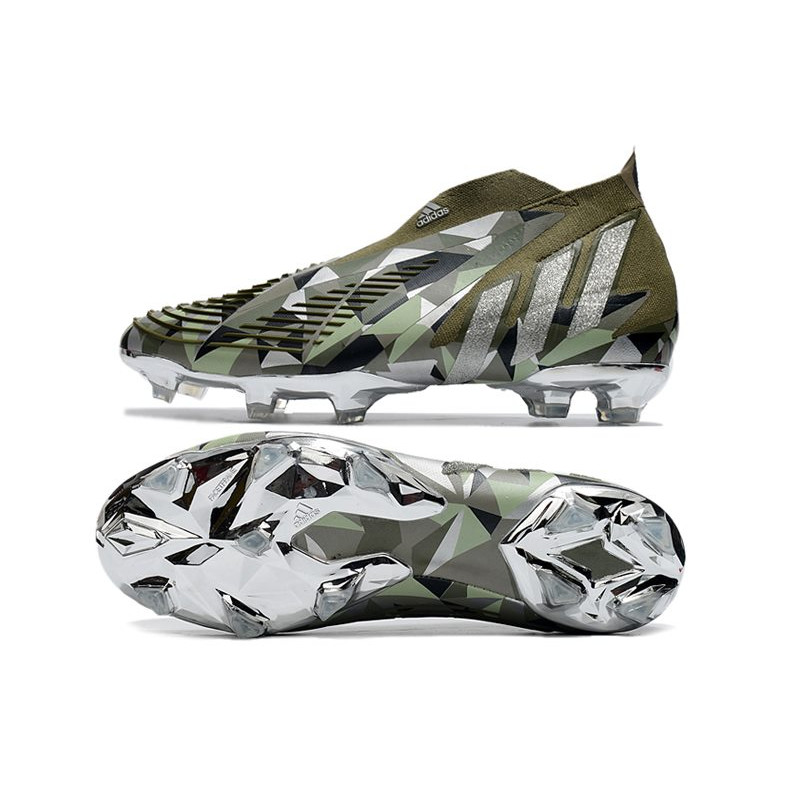 adidas Predator Edge+ Fg Herrar Swarovski – Grön Silver för Herr 5 Billiga Fotbollsskor adidas Predator Edge+ Fg Herrar Swarovski – Grön Silver 5