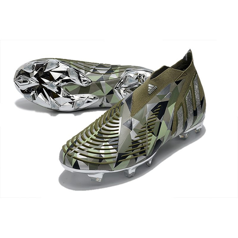 adidas Predator Edge+ Fg Herrar Swarovski – Grön Silver för Herr 7 Billiga Fotbollsskor adidas Predator Edge+ Fg Herrar Swarovski – Grön Silver 7