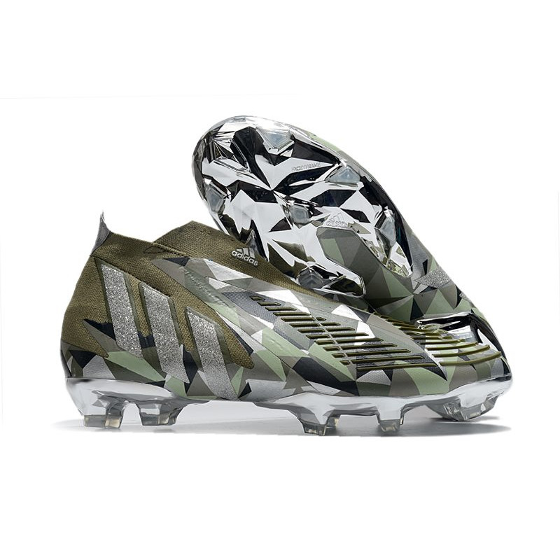 adidas Predator Edge+ Fg Herrar Swarovski – Grön Silver för Herr 3 Billiga Fotbollsskor adidas Predator Edge+ Fg Herrar Swarovski – Grön Silver 3