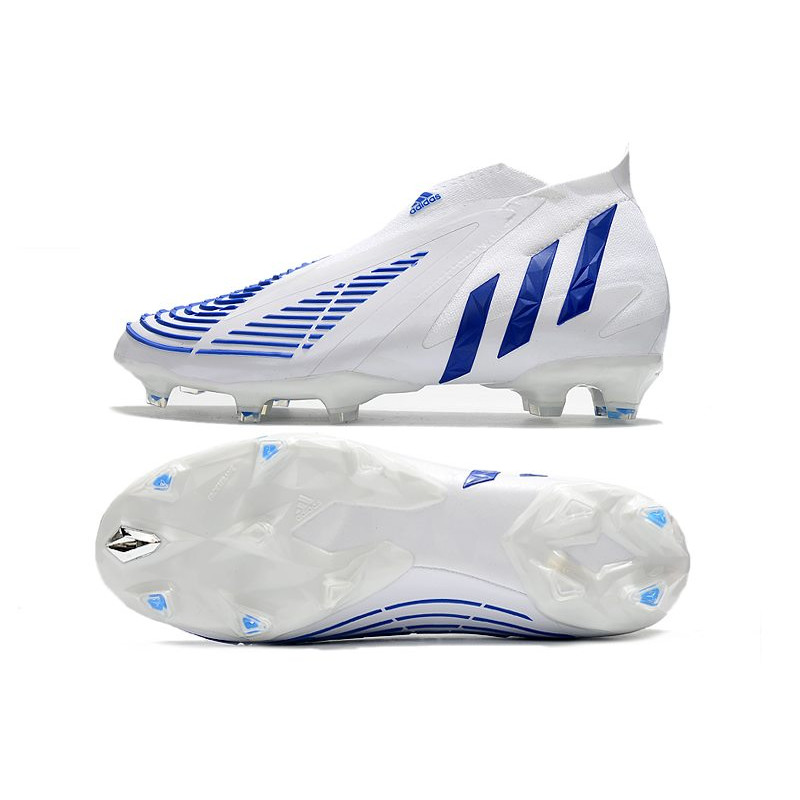 adidas Predator Edge+ Fg Skor Diamond Edge – Vit Blå för Herr 5 Billiga Fotbollsskor adidas Predator Edge+ Fg Skor Diamond Edge – Vit Blå 5