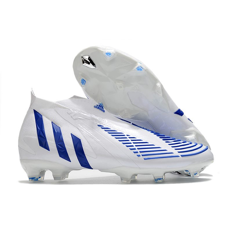adidas Predator Edge+ Fg Skor Diamond Edge – Vit Blå för Herr 3 Billiga Fotbollsskor adidas Predator Edge+ Fg Skor Diamond Edge – Vit Blå 3
