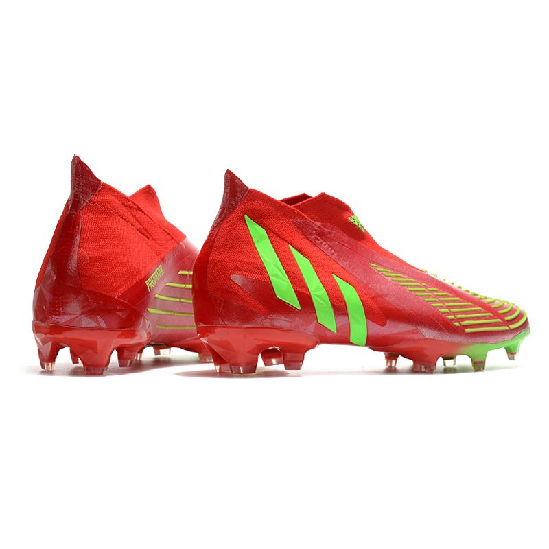 adidas Predator Edge+ Fg Skor Röd Grön för Herr 6 Billiga Fotbollsskor adidas Predator Edge+ Fg Skor Röd Grön 6