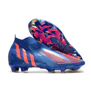 adidas Predator Edge+ Fg Skor Sapphire Edge – Blå Turbo för Herr Billiga Fotbollsskor adidas Predator Edge+ Fg Skor Sapphire Edge – Blå Turbo
