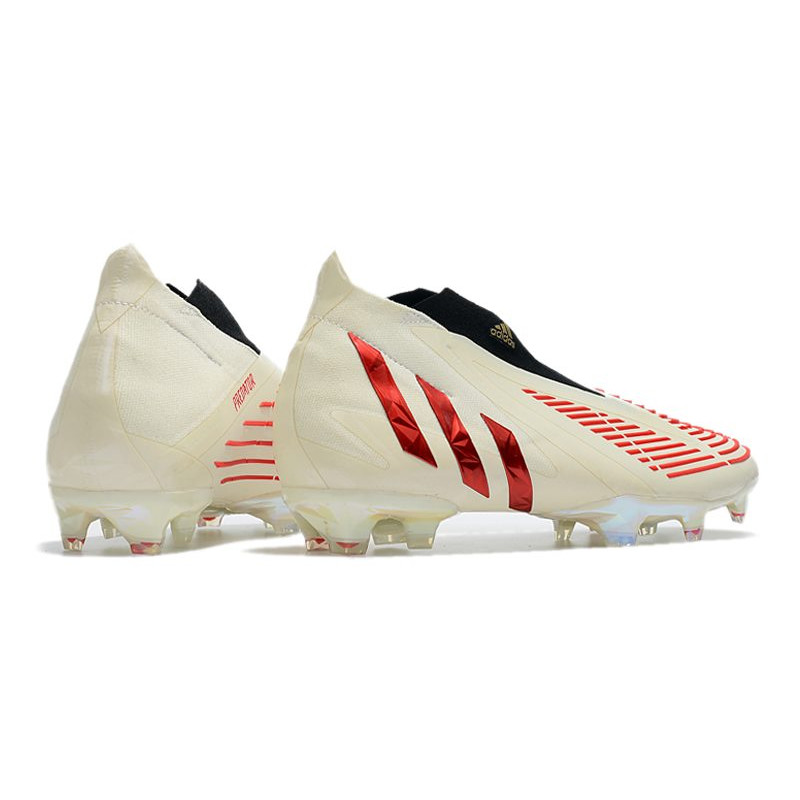 adidas Predator Edge+ Fg Skor Vit Röd för Herr 6 Billiga Fotbollsskor adidas Predator Edge+ Fg Skor Vit Röd 6