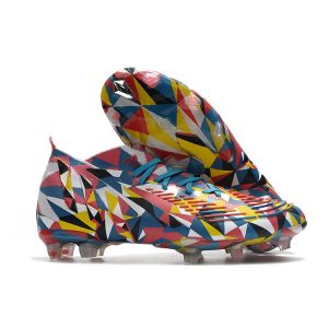 adidas Predator Edge.1 FG Herrar Geometric – Blå Gul Röd LIMITED EDITION för Herr Billiga Fotbollsskor adidas Predator Edge.1 FG Herrar Geometric – Blå Gul Röd LIMITED EDITION