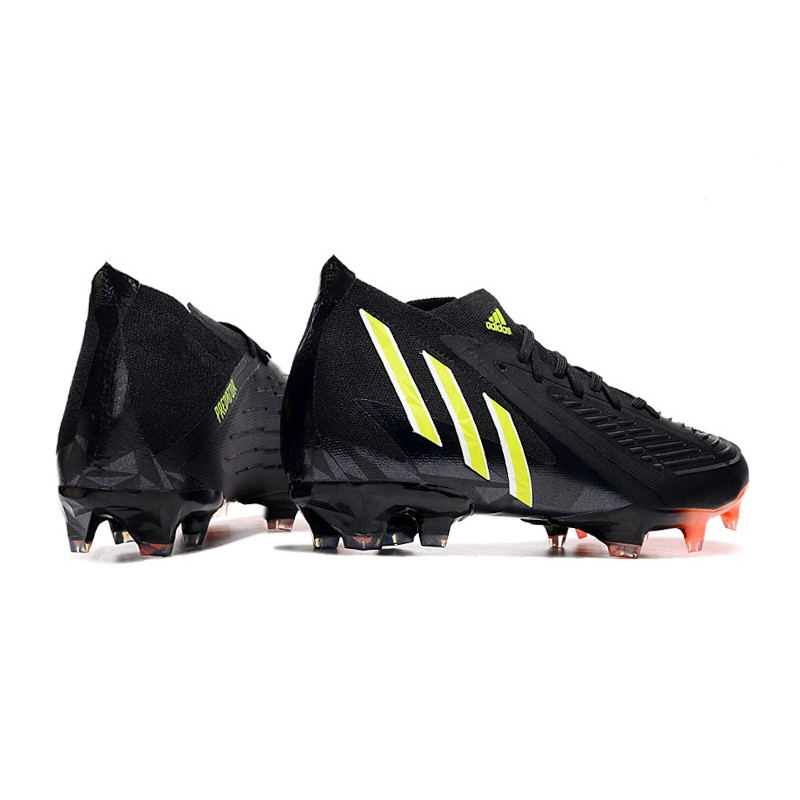 adidas Predator Edge.1 FG Herrar Svart Grön Röd för Herr 6 Billiga Fotbollsskor adidas Predator Edge.1 FG Herrar Svart Grön Röd 6
