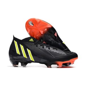 adidas Predator Edge.1 FG Herrar Svart Grön Röd för Herr Billiga Fotbollsskor adidas Predator Edge.1 FG Herrar Svart Grön Röd