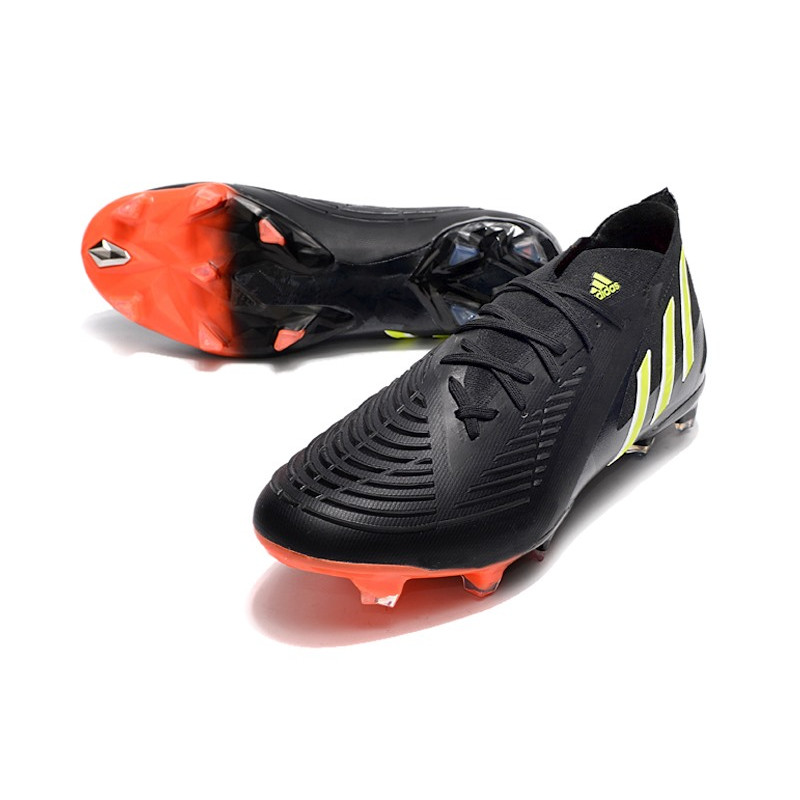 adidas Predator Edge.1 FG Herrar Svart Grön Röd för Herr 7 Billiga Fotbollsskor adidas Predator Edge.1 FG Herrar Svart Grön Röd 7