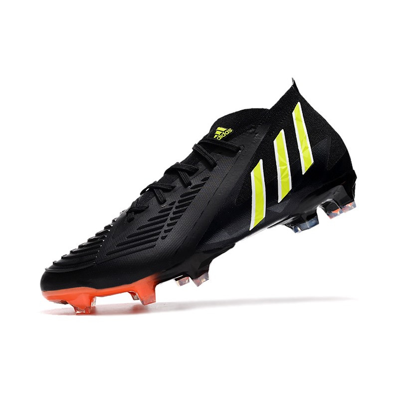 adidas Predator Edge.1 FG Herrar Svart Grön Röd för Herr 8 Billiga Fotbollsskor adidas Predator Edge.1 FG Herrar Svart Grön Röd 8