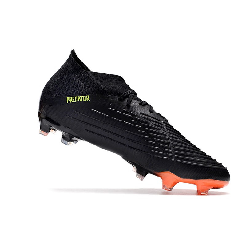 adidas Predator Edge.1 FG Herrar Svart Grön Röd för Herr 9 Billiga Fotbollsskor adidas Predator Edge.1 FG Herrar Svart Grön Röd 9