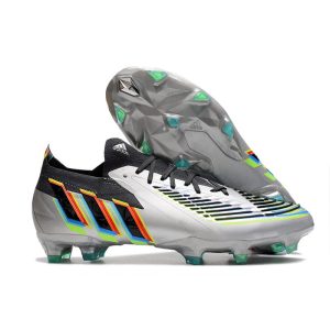 adidas Predator Edge.1 L FG Skor Beyond Fast – Silver Svart Grön för Herr Billiga Fotbollsskor adidas Predator Edge.1 L FG Skor Beyond Fast – Silver Svart Grön