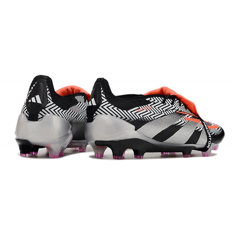 adidas Predator Elite FT FG Chaussures Noir Argent Rouge för Herr 6 Billiga Fotbollsskor adidas Predator Elite FT FG Chaussures Noir Argent Rouge 6