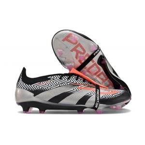 adidas Predator Elite FT FG Chaussures Noir Argent Rouge för Herr Billiga Fotbollsskor adidas Predator Elite FT FG Chaussures Noir Argent Rouge