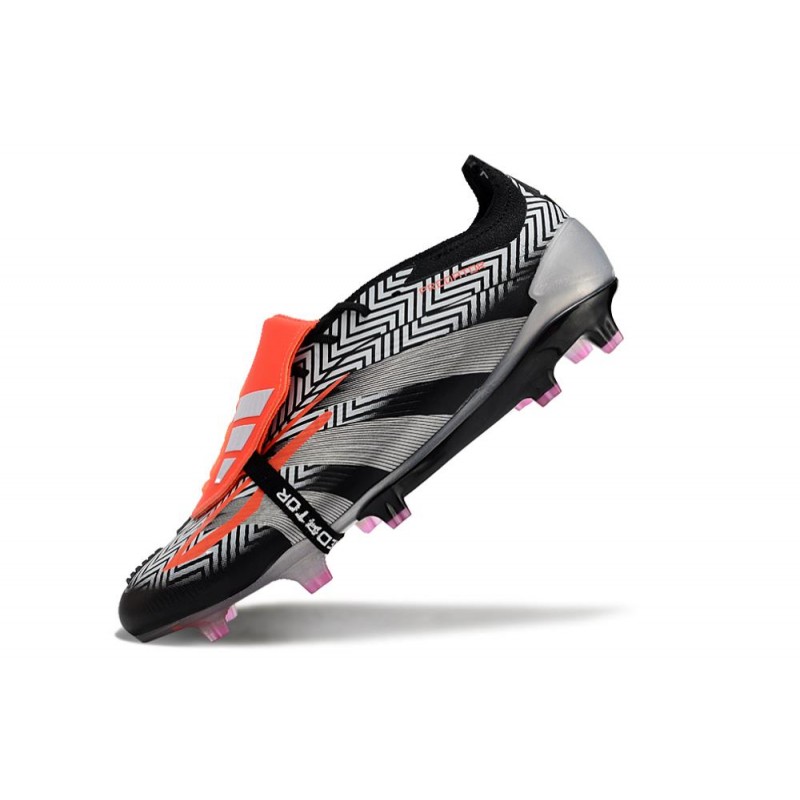 adidas Predator Elite FT FG Chaussures Noir Argent Rouge för Herr 8 Billiga Fotbollsskor adidas Predator Elite FT FG Chaussures Noir Argent Rouge 8