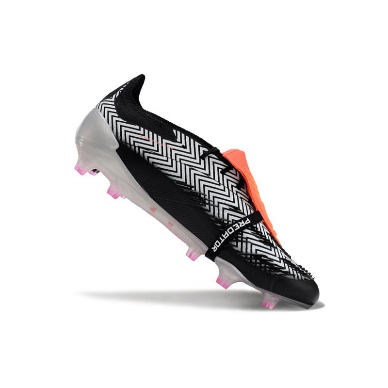 adidas Predator Elite FT FG Chaussures Noir Argent Rouge för Herr 9 Billiga Fotbollsskor adidas Predator Elite FT FG Chaussures Noir Argent Rouge 9