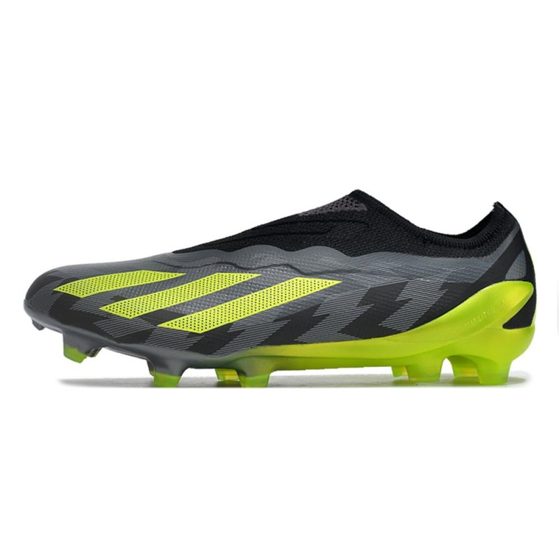 adidas X Crazyfast .1 Laceless FG Crazycharged – Svart Gul Grå LIMITED EDITION för Herr 4 Billiga Fotbollsskor adidas X Crazyfast .1 Laceless FG Crazycharged – Svart Gul Grå LIMITED EDITION 4