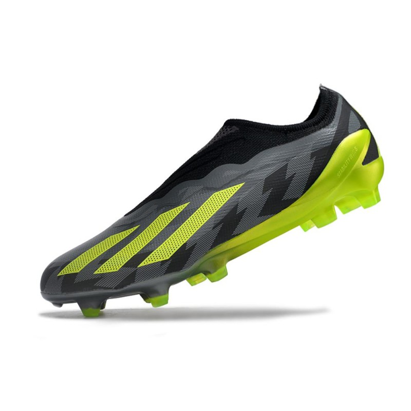 adidas X Crazyfast .1 Laceless FG Crazycharged – Svart Gul Grå LIMITED EDITION för Herr 8 Billiga Fotbollsskor adidas X Crazyfast .1 Laceless FG Crazycharged – Svart Gul Grå LIMITED EDITION 8