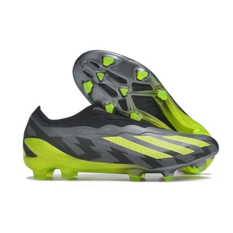 adidas X Crazyfast .1 Laceless FG Crazycharged – Svart Gul Grå LIMITED EDITION för Herr 3 Billiga Fotbollsskor adidas X Crazyfast .1 Laceless FG Crazycharged – Svart Gul Grå LIMITED EDITION 3