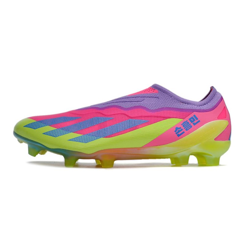 adidas X Crazyfast .1 Laceless FG Korean Nights Son – Lucid Lemon Blå Rosa LIMITED EDITION för Herr 4 Billiga Fotbollsskor adidas X Crazyfast .1 Laceless FG Korean Nights Son – Lucid Lemon Blå Rosa LIMITED EDITION 4