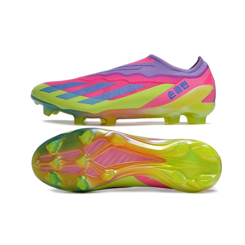 adidas X Crazyfast .1 Laceless FG Korean Nights Son – Lucid Lemon Blå Rosa LIMITED EDITION för Herr 5 Billiga Fotbollsskor adidas X Crazyfast .1 Laceless FG Korean Nights Son – Lucid Lemon Blå Rosa LIMITED EDITION 5