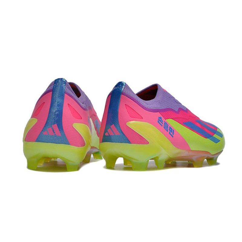 adidas X Crazyfast .1 Laceless FG Korean Nights Son – Lucid Lemon Blå Rosa LIMITED EDITION för Herr 6 Billiga Fotbollsskor adidas X Crazyfast .1 Laceless FG Korean Nights Son – Lucid Lemon Blå Rosa LIMITED EDITION 6