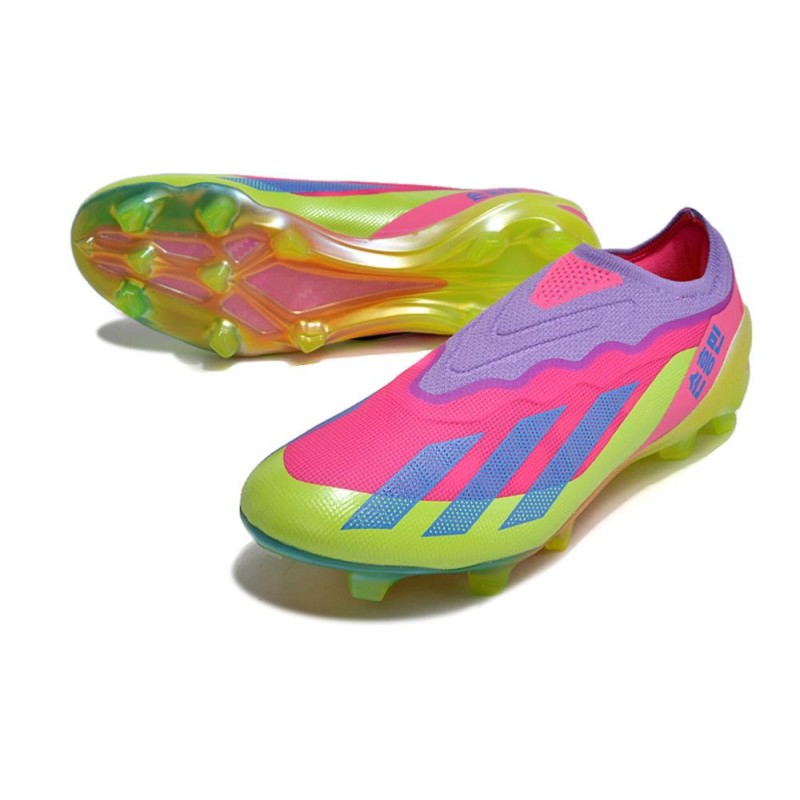 adidas X Crazyfast .1 Laceless FG Korean Nights Son – Lucid Lemon Blå Rosa LIMITED EDITION för Herr 7 Billiga Fotbollsskor adidas X Crazyfast .1 Laceless FG Korean Nights Son – Lucid Lemon Blå Rosa LIMITED EDITION 7