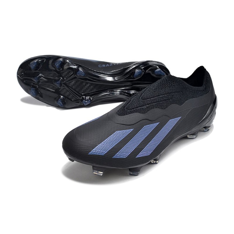 adidas X Crazyfast .1 Laceless FG Nightstrike – Svart för Herr 7 Billiga Fotbollsskor adidas X Crazyfast .1 Laceless FG Nightstrike – Svart 7