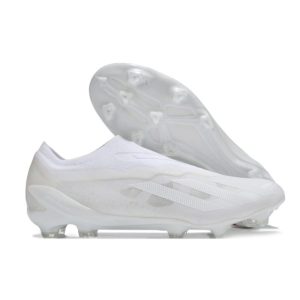adidas X Crazyfast .1 Laceless FG Pearlized – Vit för Herr Billiga Fotbollsskor adidas X Crazyfast .1 Laceless FG Pearlized – Vit