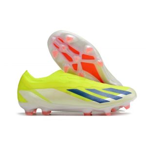adidas X Crazyfast .1 Laceless FG Solar Energy – Gul Svart Vit för Herr Billiga Fotbollsskor adidas X Crazyfast .1 Laceless FG Solar Energy – Gul Svart Vit
