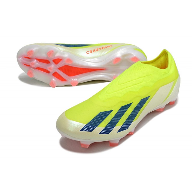 adidas X Crazyfast .1 Laceless FG Solar Energy – Gul Svart Vit för Herr 7 Billiga Fotbollsskor adidas X Crazyfast .1 Laceless FG Solar Energy – Gul Svart Vit 7