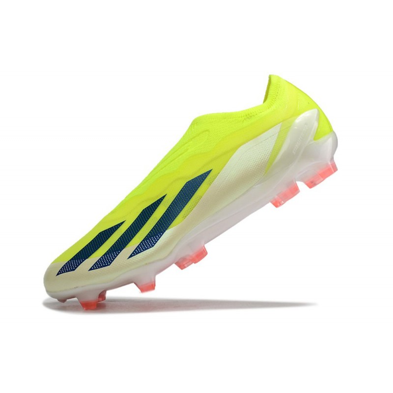 adidas X Crazyfast .1 Laceless FG Solar Energy – Gul Svart Vit för Herr 8 Billiga Fotbollsskor adidas X Crazyfast .1 Laceless FG Solar Energy – Gul Svart Vit 8