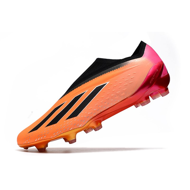 adidas X Speedportal + FG Skor Orange Svart för Herr 8 Billiga Fotbollsskor adidas X Speedportal + FG Skor Orange Svart 8