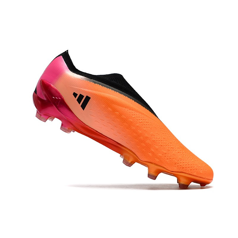 adidas X Speedportal + FG Skor Orange Svart för Herr 9 Billiga Fotbollsskor adidas X Speedportal + FG Skor Orange Svart 9