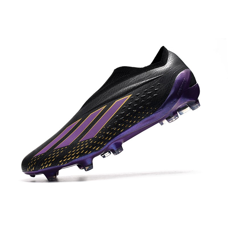 adidas X Speedportal + FG Skor Svart Lila för Herr 8 Billiga Fotbollsskor adidas X Speedportal + FG Skor Svart Lila 8