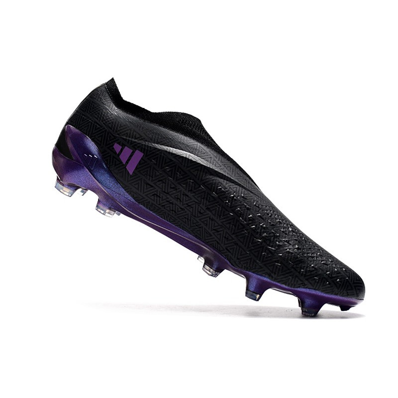 adidas X Speedportal + FG Skor Svart Lila för Herr 9 Billiga Fotbollsskor adidas X Speedportal + FG Skor Svart Lila 9