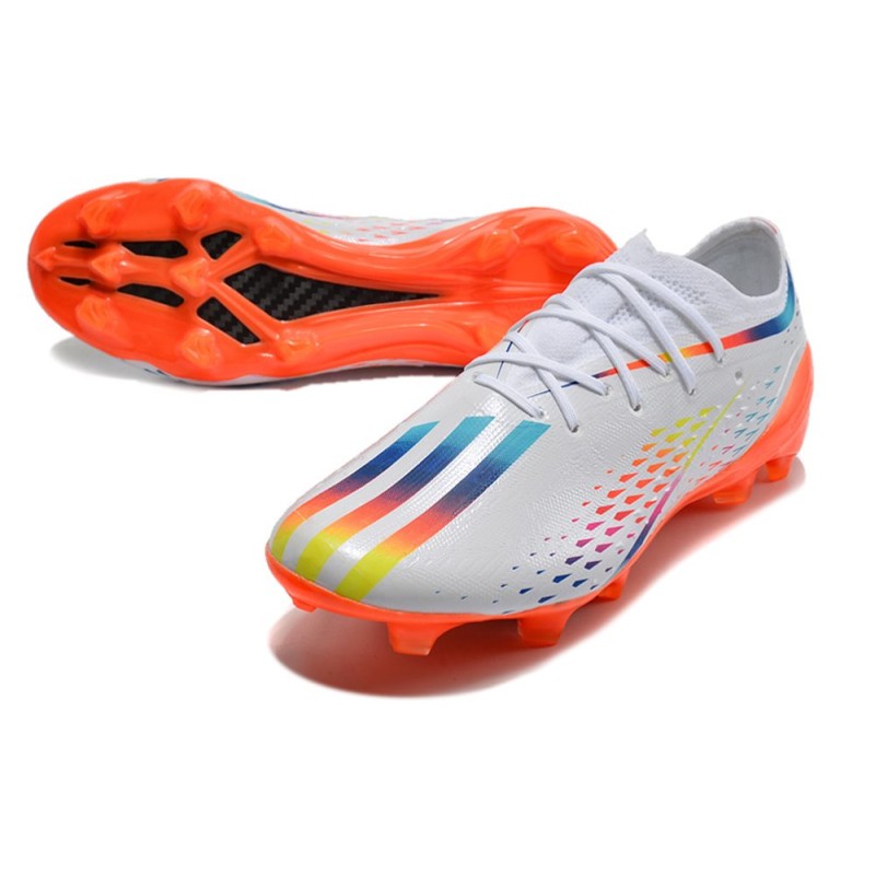 adidas X Speedportal.1 FG Herr Vit Orange för Herr 7 Billiga Fotbollsskor adidas X Speedportal.1 FG Herr Vit Orange 7