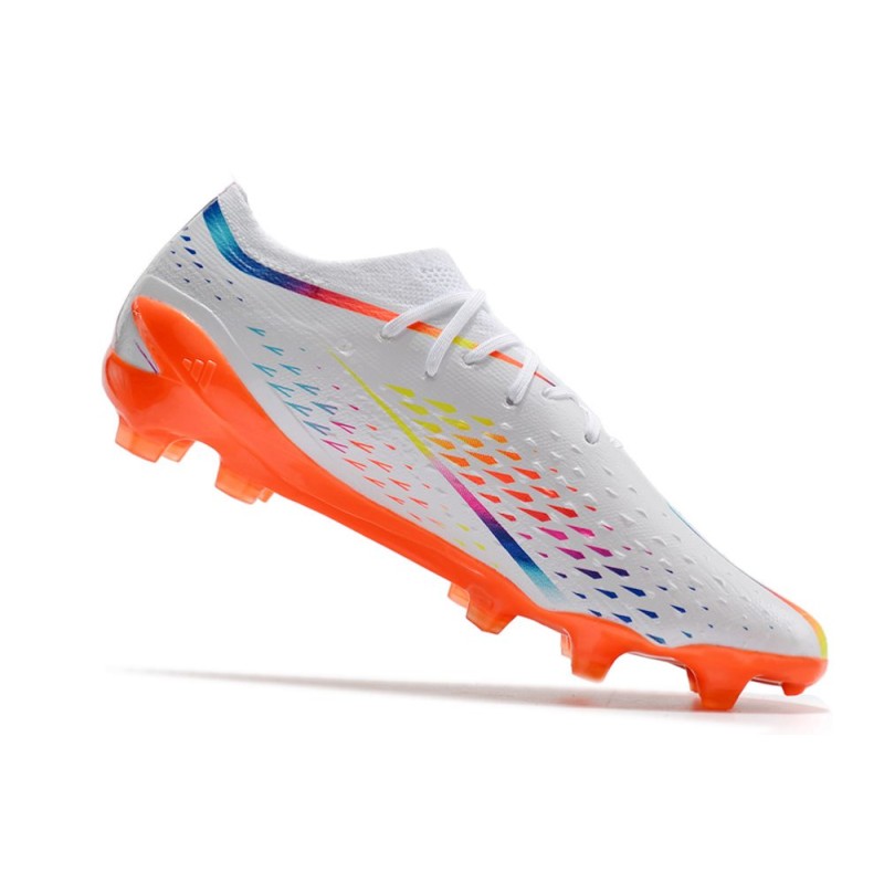 adidas X Speedportal.1 FG Herr Vit Orange för Herr 9 Billiga Fotbollsskor adidas X Speedportal.1 FG Herr Vit Orange 9