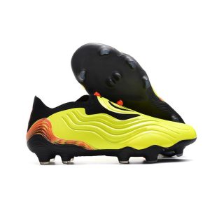 Adidas Copa Sense+ FG Herrar Game Data – Gul Röd Svart för Herr Billiga Fotbollsskor Adidas Copa Sense+ FG Herrar Game Data – Gul Röd Svart