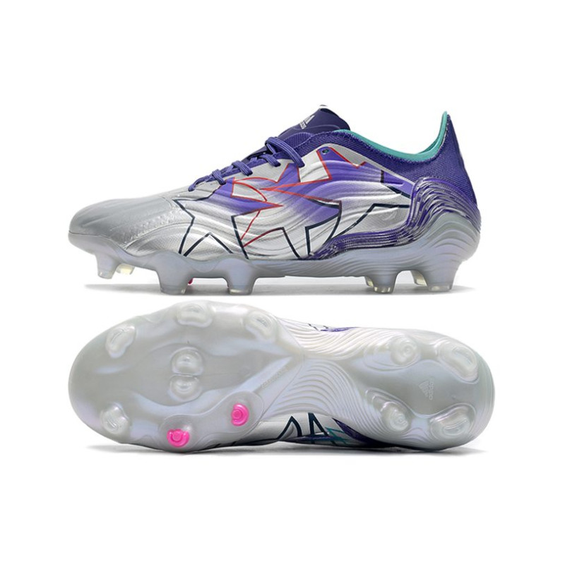 Adidas Copa Sense.1 FG Fotbollsskor för Män Champions Code – Lila Silver Turkos för Herr 5 Billiga Fotbollsskor Adidas Copa Sense.1 FG Fotbollsskor för Män Champions Code – Lila Silver Turkos 5
