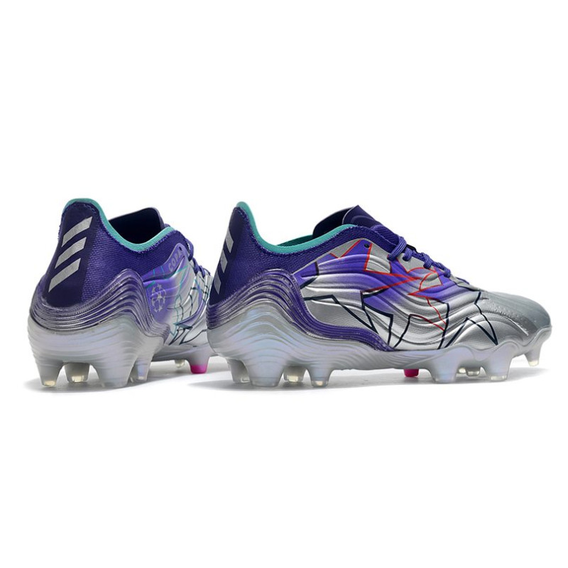 Adidas Copa Sense.1 FG Fotbollsskor för Män Champions Code – Lila Silver Turkos för Herr 6 Billiga Fotbollsskor Adidas Copa Sense.1 FG Fotbollsskor för Män Champions Code – Lila Silver Turkos 6
